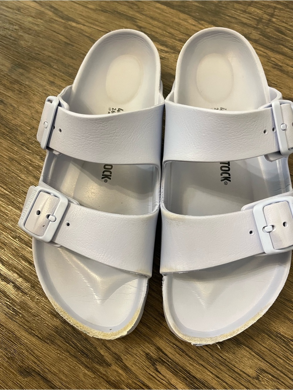 Birkenstock baby blue Arizona Two-Strap EVA Sandals